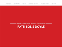 Tablet Screenshot of pattisolisdoyle.com